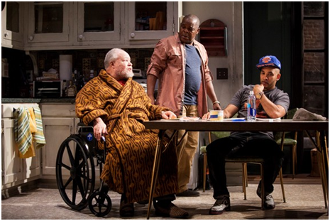 Stephen McKinley Henderson, Ray Anthony Thomas and Victor Almanzar in a scene from Between Riverside and Crazy (Photo credit: Kevin Thomas Garcia)