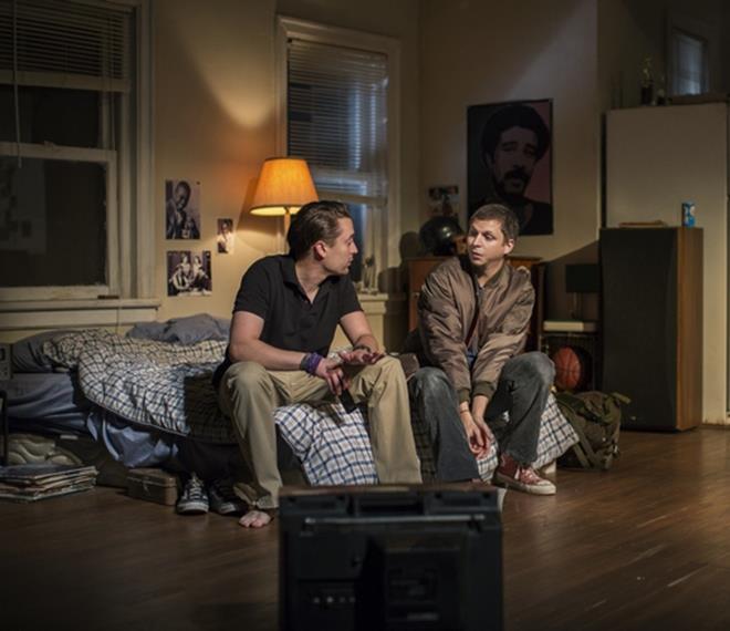 Kieran Culkin and Michael Cera in a scene from "This Is Our Youth" (Photo credit: Brigitte Lacombe)