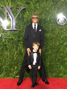Tommy Tune with 6-year-old theater critic Iain Armitage
