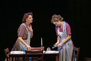 Beth Leavel and Laura Osnes in The  Bandstand.  Photo by Jerry Dalia