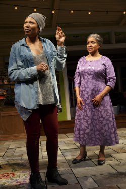 Alana Arenas and Phylicia Rashad in a scene from “Head of Passes” (Photo credit: Joan Marcus)