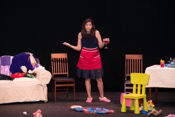 Dena Blizzard in “One Funny Mother” (Photo credit: Donna Spagna Photography)