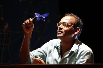 Ramesh Meyyappan in a scene from “Butterfly” (Photo credit: Carol Rosegg)