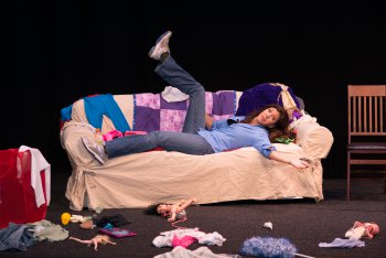 Dena Blizzard in “One Funny Mother” (Photo credit: Donna Spagna Photography)