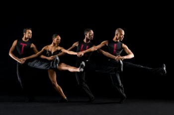 Dance Theater of Harlem dancers in a scene from Nacho Duato’s “Coming Together” with (Photo credit: Rachel Neville)