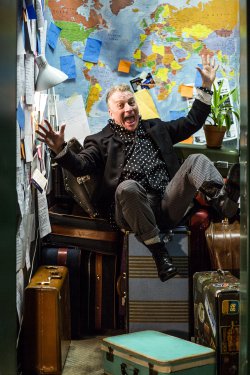 Bill Bowers in a scene from “All Over the Map” (Photo to credit: Maria Baranova-Suzuki)