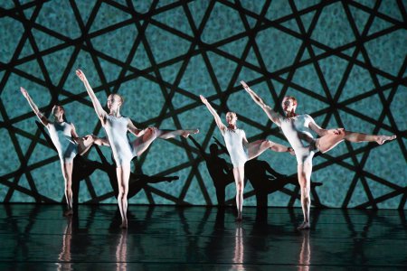 RIOULT Dance New York in a scene from Pascal Rioult's “Polymorphous” (Photo credit: Eric Bandiero)