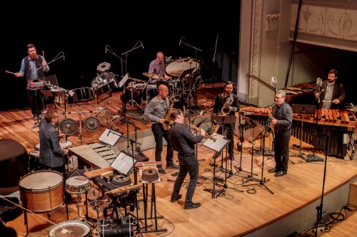 PRISM Quartet and Sō Percussion (Photo credit: Scott Friedlander)