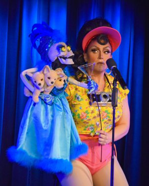 BenDeLaCreme in a scene from “Inferno A-Go-Go” (Photo credit: Jason Russo)