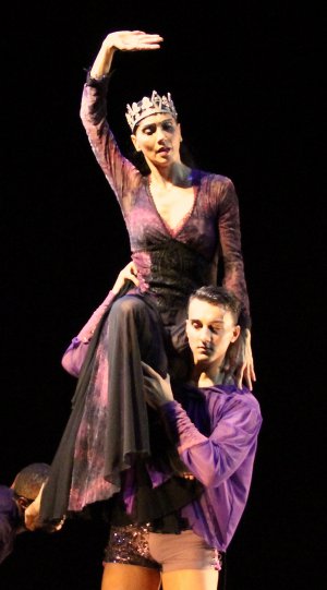 Alessandra Corona and Nick Burrage in a scene from Ramon Oller’s “Thorns in the Crown” (Photo credit: Heaven Jores)