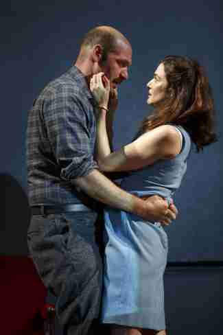 Corey Stoll and Rachel Weisz in a scene from The Public Theater’s revival of David Hare’s “Plenty” (Photo credit: Joan Marcus)