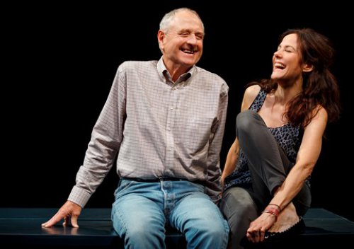 Denis Arndt and Mary-Louise Parker in a scene from “Heisenberg” (Photo credit: Joan Marcus)