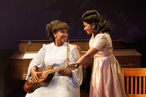 Kecia Lewis and Rebecca Naomi Jones in a scene from “Marie and Rosetta” (Photo credit: Ahron R. Foster)