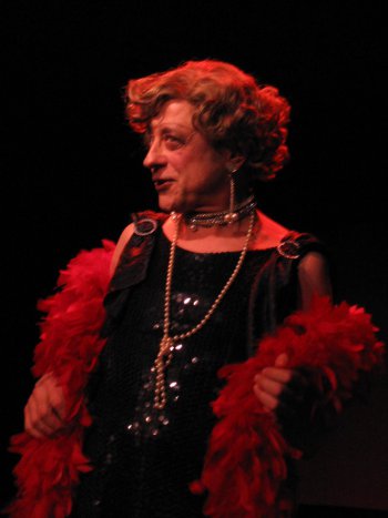 Jeremy Lawrence in “Lavender Songs: A Queer Cabaret in Weimar Berlin” (Photo credit: Adriano)