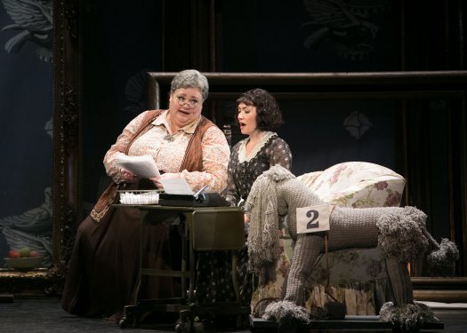 Stephanie Blythe and Heidi Stober in a scene from MasterVoices’ production of “27” (Photo credit: Erin Baiano)