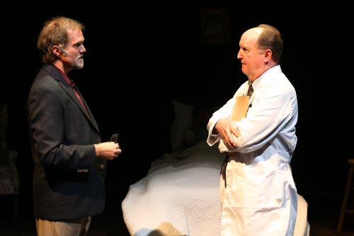 Jeb Brown and John C. Vennema in a scene from “Terms of Endearment” (Photo credit: Carol Rosegg)