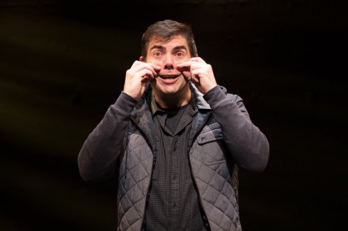 Jason O’Connell in a scene from “The Dork Knight” (Photo credit: Ben Strothmann)