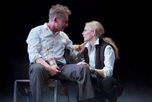Richard Roxburgh and Cate Blanchett in a scene from The Sydney Theatre Company’s production of “The Present” (Photo credit: Joan Marcus)