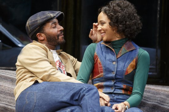 André Holland and Carra Patterson in a scene from August Wilson’s “Jitney” (Photo credit: Joan Marcus)