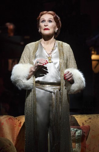 Glenn Close as Norma Desmond in a scene from the revival of “Sunset Boulevard” (Photo credit: Joan Marcus)