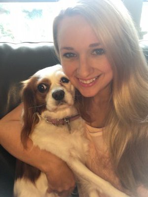 Meghan Miller and furry friend