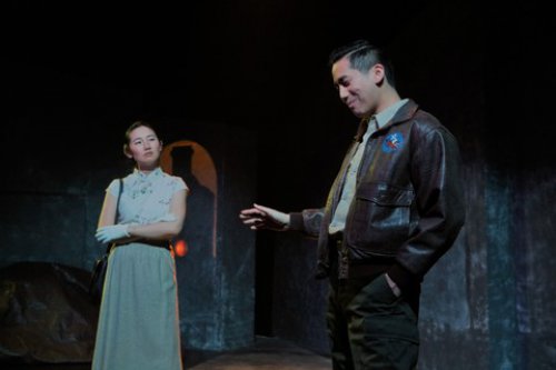 Ying Ying Li and Tim Liu in a scene from “Incident at the Hidden Temple” (Photo credit: John Quincy)